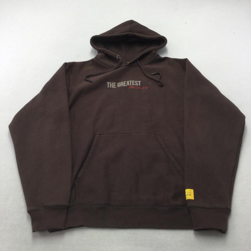 Shoe Palace Hoodie Mens Medium Brown Muhammad Ali Greatest Pullover Sweatshirt